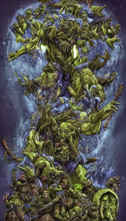Image similar to The end of an organism, from Warcraft
