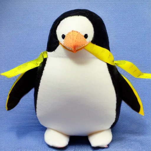 Image similar to a fat stubby penguin stuffed animal