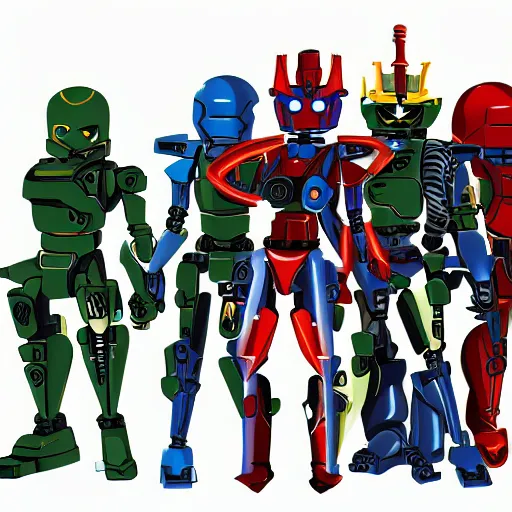 Image similar to bionicle in anime style