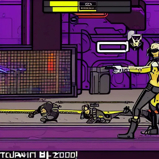 Prompt: Screenshot of Cyberpunk 2077 if it was a flash game on Newgrounds circa 2003, with poor vector art