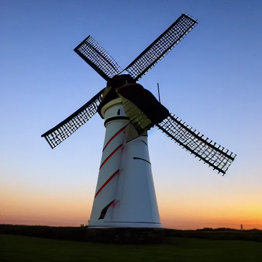 Image similar to Lytham windmill at sunset