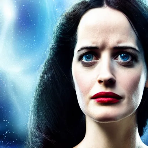 Image similar to a portrait of 3 0 year old eva green as a star fleet officer from star trek next generation, ultra rendered, extreme realism and detail, 8 k, highly detailed, realistic, completely framed, hyper realistic, colorful, direct lighting, 3 5 mm photo, photorealistic, sharp focus