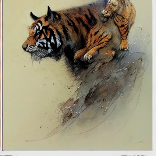 Image similar to ( ( ( ( ( 🐅🦍. muted colors. ) ) ) ) ) by jean - baptiste monge!!!!!!!!!!!!!!!!!!!!!!!!!!!