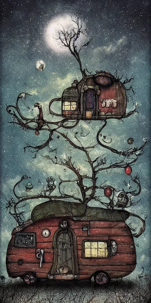 Image similar to a caravan by alexander jansson