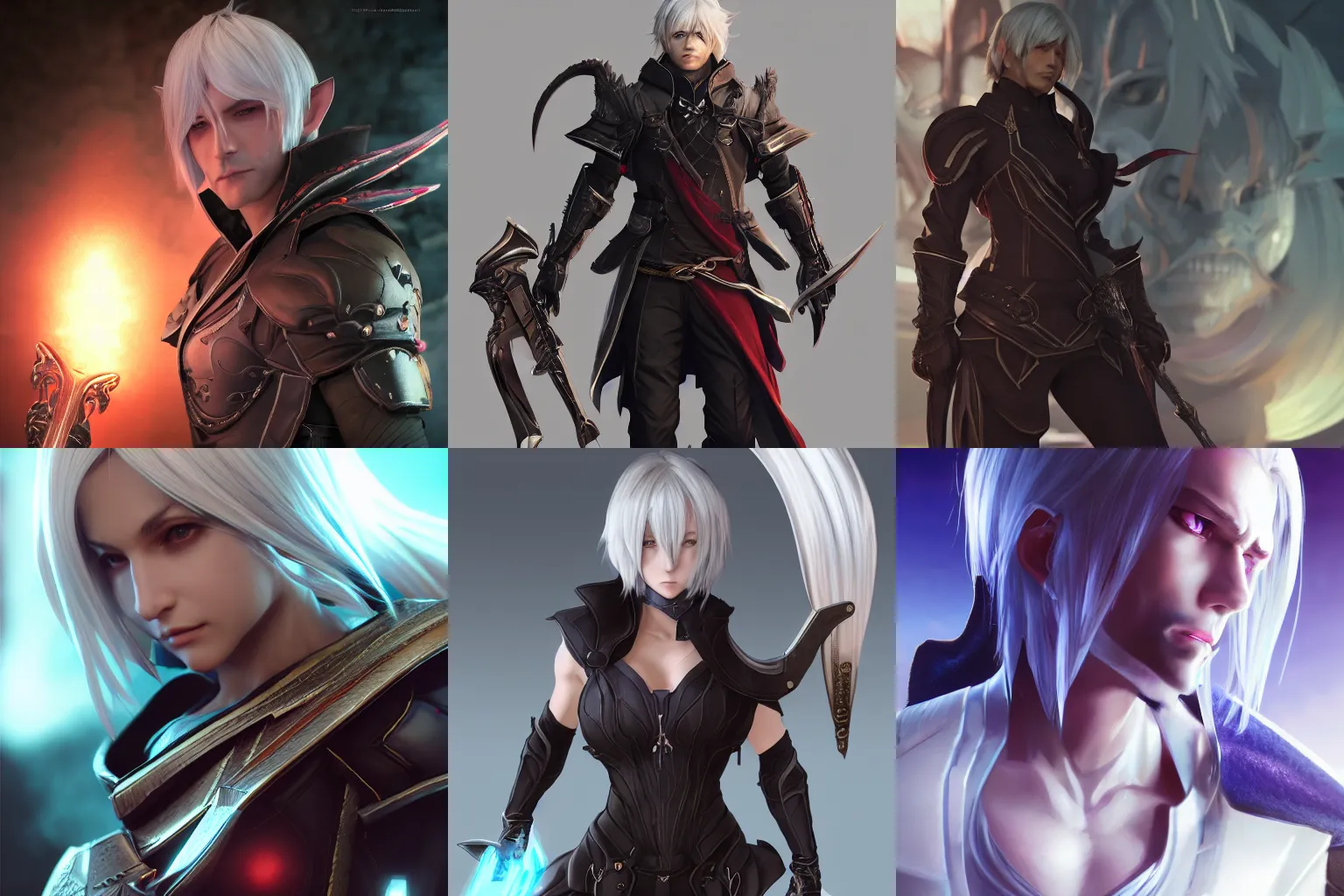 Prompt: Thancred Waters, Gunbreaker, Shadowbringers cinematic, realistic anime, by Sakimichan, Stanley Artgerm Lau, WLOP, Rossdraws, trending on ArtStation, CGSociety, concept art, cgsociety, octane render, trending on artstation, artstationHD, artstationHQ, unreal engine, 8k