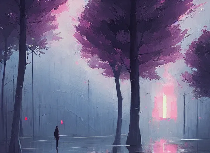 Image similar to fantasy art by Alena Aenami, muted colors