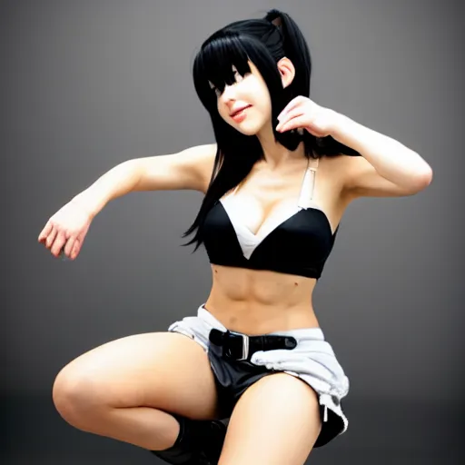 Image similar to tifa lockhart by mingchen shen