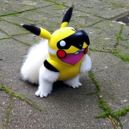 Image similar to if Pikachu were a real animal