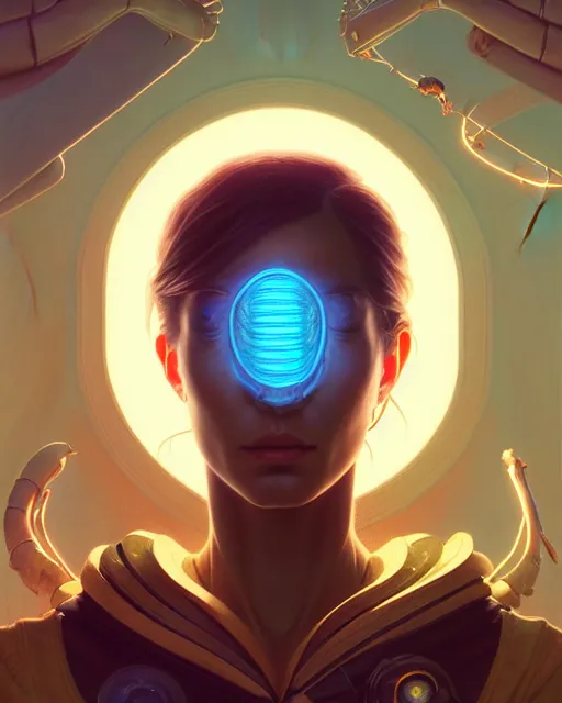 Prompt: highly detailed portrait of scarab monster, stephen bliss, unreal engine, greg rutkowski, loish, rhads, beeple, makoto shinkai and lois van baarle, ilya kuvshinov, rossdraws, tom bagshaw, alphonse mucha, global illumination, god rays, detailed and intricate environment