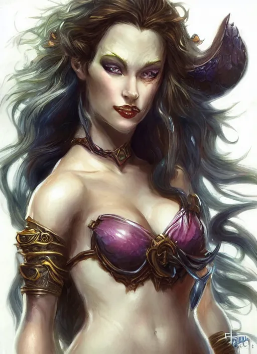 Image similar to female siren ultra detailed fantasy, dndbeyond, bright, colourful, realistic, dnd character portrait, full body, pathfinder, pinterest, art by ralph horsley, dnd, rpg, lotr game design fanart by concept art, behance hd, artstation, deviantart, hdr render in unreal engine 5