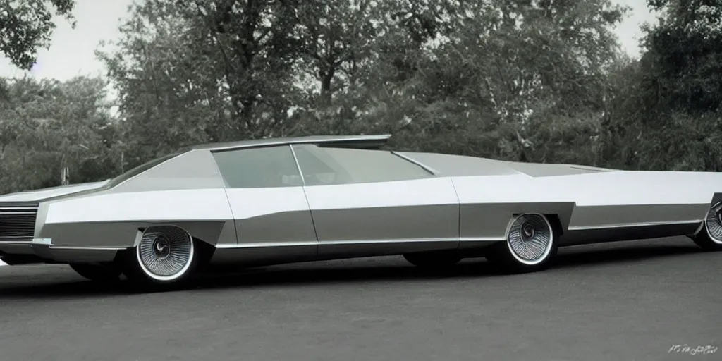 Prompt: futuristic buick riviera 1965