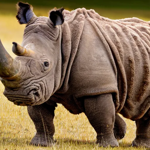 Image similar to wooly brown rhino nature photography