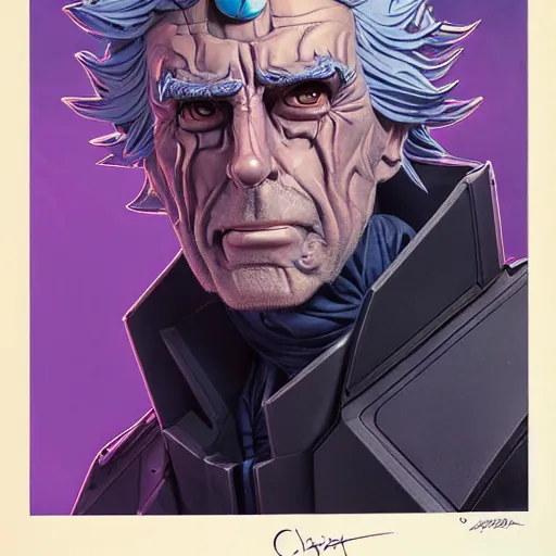 Prompt: 2 0 7 7 decepticon rick sanchez portrait by charles vess and james jean and erik jones and rhads, inspired by ghost in the shell, beautiful fine face features, intricate high details, sharp, ultradetailed, 3 d octane render