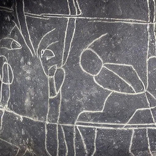 Prompt: “amogus cave drawing found by archaeologists, award winning”