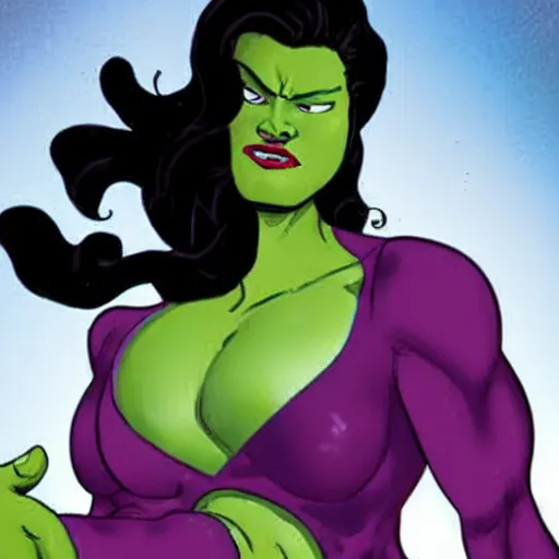 Prompt: photo of she hulk