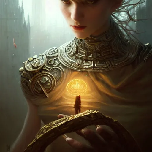 Image similar to gordian knot, fine art, awesome fantasy book cover on pinterest, award winning, dark fantasy landscape, fantasy magic, intricate, elegant, sharp focus, cinematic lighting, highly detailed, digital painting, concept art, art by wlop and artgerm and greg rutkowski, masterpiece, trending on artstation, 8 k