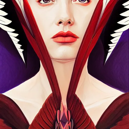 Image similar to portrait of a powerful pretty woman with wings, digital art, sharp details, concept art, smooth, sharp focus, illustration, symmetry face, fine details. art by alex ross, brittney lee - h 6 4 0