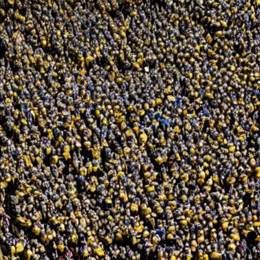 Prompt: national geographic photo of a swarm of danny devitos