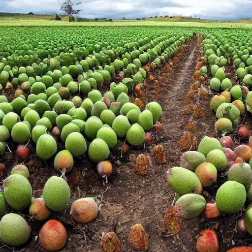 Image similar to how kiwi fruit grows