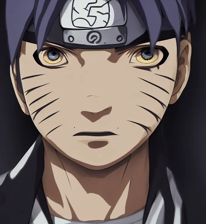 a picture of kakashi's real face without the mask, Stable Diffusion