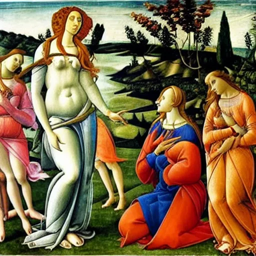 la primavera de botticelli