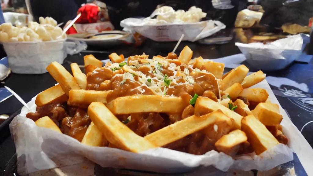 Image similar to a delicious poutine from quebec