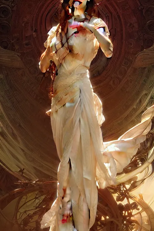 Prompt: i've met you thousands of times in thousands of stories, romantic, elegant intricate digital painting artstation concept art smooth sharp focus illustration, art by artgerm and greg rutkowski and alphonse mucha