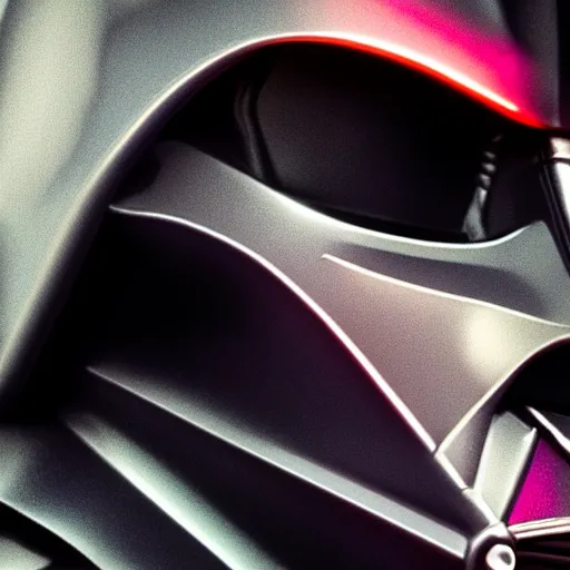 Prompt: a closeup photorealistic photograph of darth vader. film still, vibrant colors. this 4 k hd image is trending on artstation, featured on behance, well - rendered, extra crisp, features intricate detail, epic composition and the style of unreal engine.