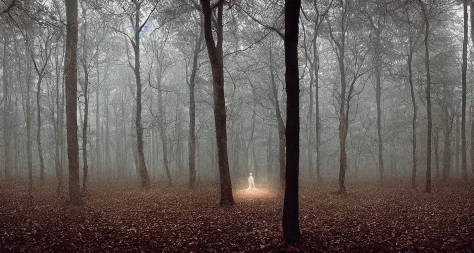 Image similar to Enchanted and magic forest, by Gottfried Helnwein