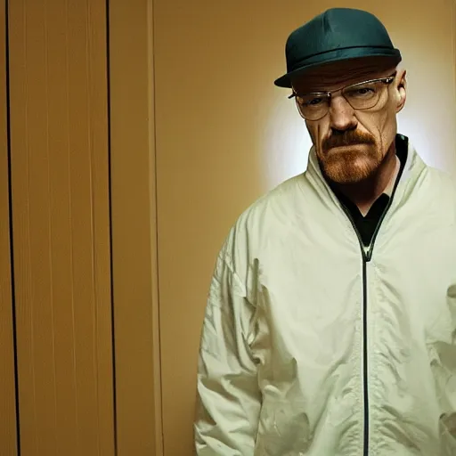 Prompt: Walter white has trapped you in the back rooms