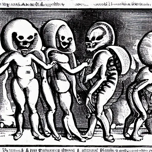 Image similar to illustration of aliens. 1 5 2 3