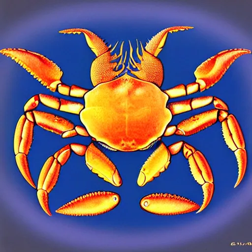 Image similar to crab by Ernst Haeckel