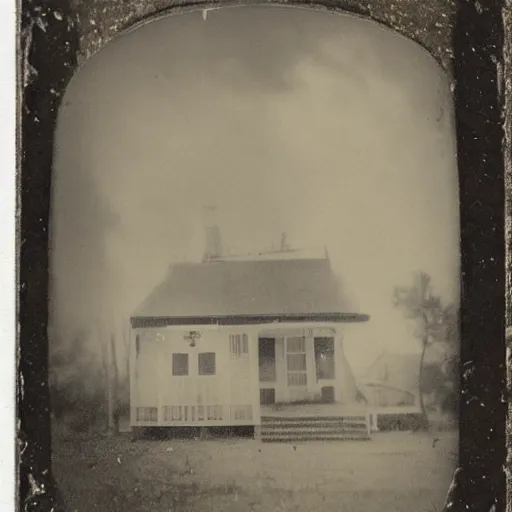 Image similar to tintype photo of a hurricane