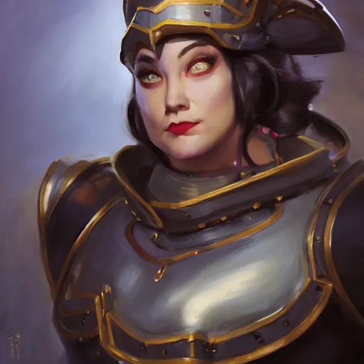 Image similar to greg manchess portrait painting of partially armored alice from alice in wonderland as overwatch character, medium shot, asymmetrical, profile picture, organic painting, sunny day, matte painting, bold shapes, hard edges, street art, trending on artstation, by huang guangjian, gil elvgren, ruan jia, randy vargas, greg rutkowski