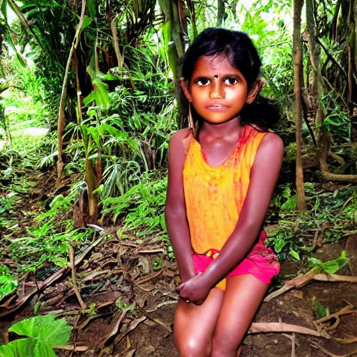 Image similar to sri lankan jungle girl photo
