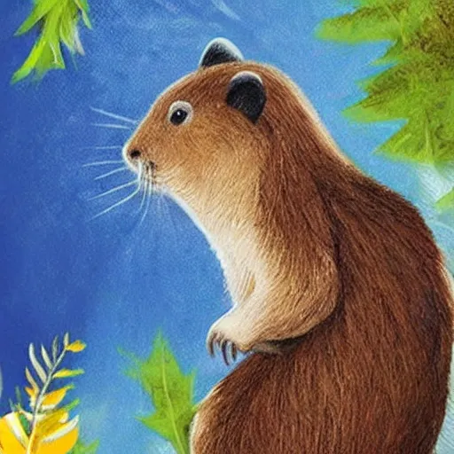 Image similar to justin bieber as a beaver, high detail