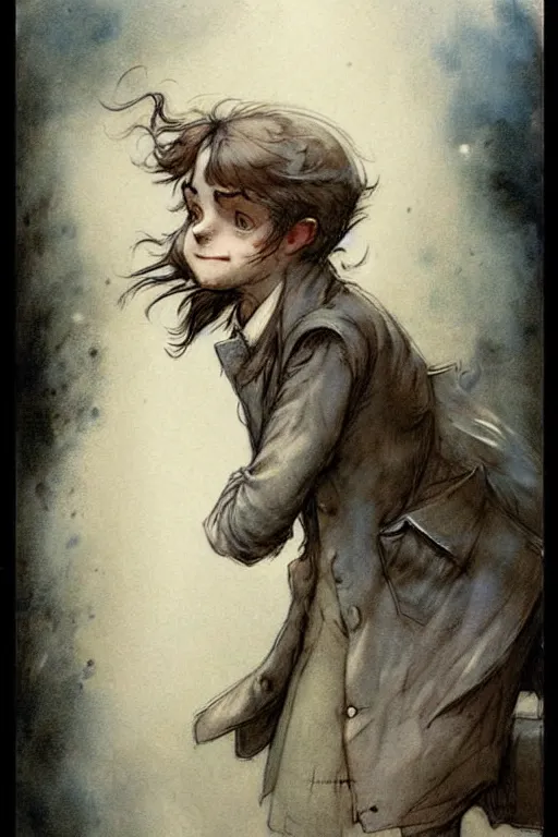 Image similar to (((((1950s harry potter street . muted colors.))))) by Jean-Baptiste Monge !!!!!!!!!!!!!!!!!!!!!!!!!!!