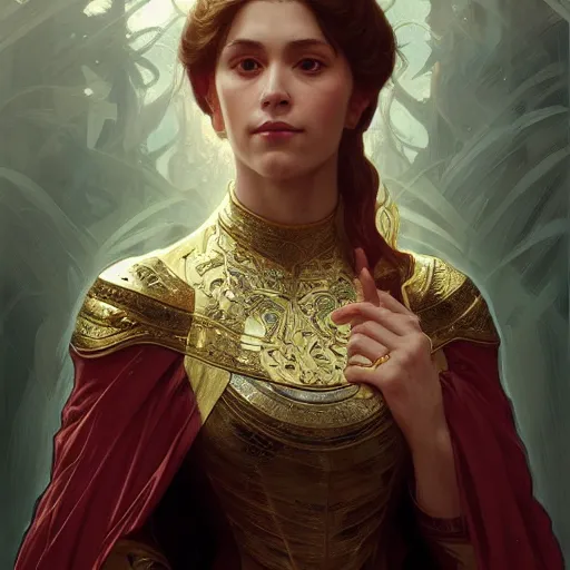Image similar to portrait of sersei lannister, intricate, elegant, highly detailed, digital painting, artstation, concept art, smooth, sharp focus, illustration, art by artgerm and greg rutkowski and alphonse mucha and william - adolphe bouguereau