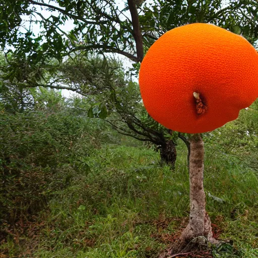 Image similar to orange growing on a tree