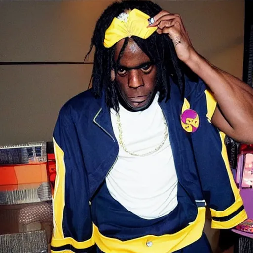 Image similar to Chief Keef dressed as Sailor Moon