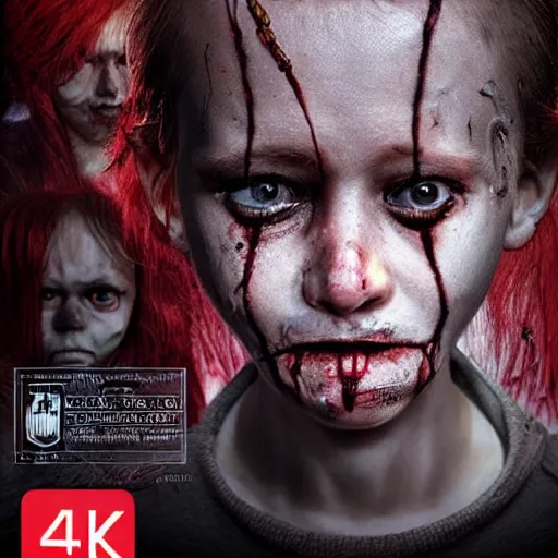 Image similar to creepy, photo realistic, award-winning, 4K