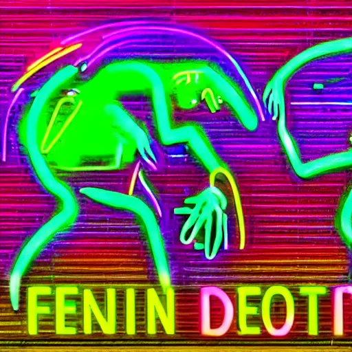 Image similar to neon demons