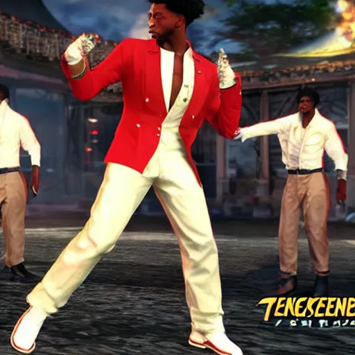 Image similar to 2 1 savage, as a character in tekken