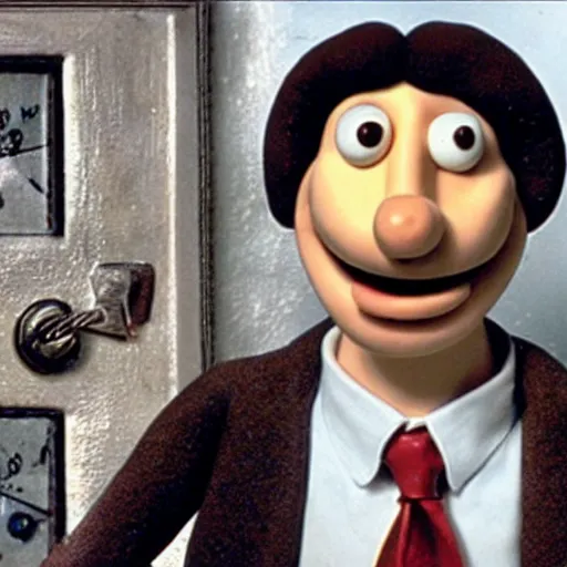 Image similar to photo of keanu reeves in wallace and gromit