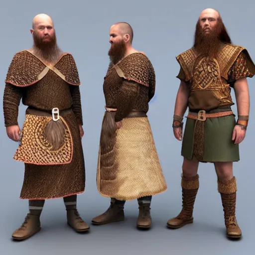 Image similar to 3D model, Viking, Viking clothes