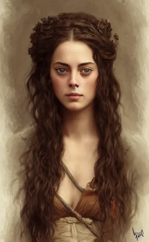 Prompt: kaya scodelario, traditional corsican, intricate, highly detailed, artstation, illustration, jurgens, rutkowski, bouguereau