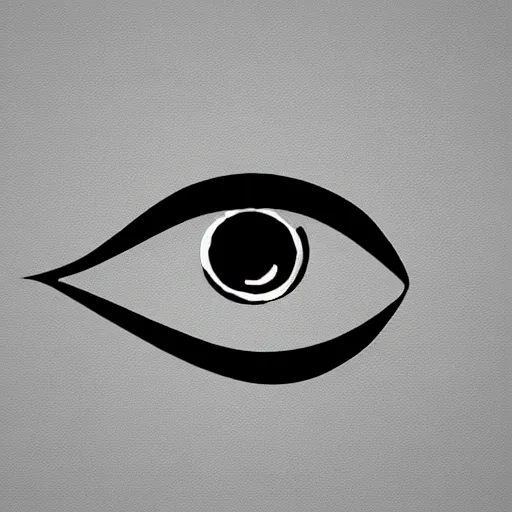 Prompt: eye logo, minimalistic