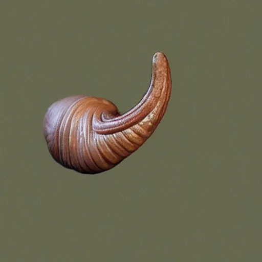 Image similar to a humanoid snail