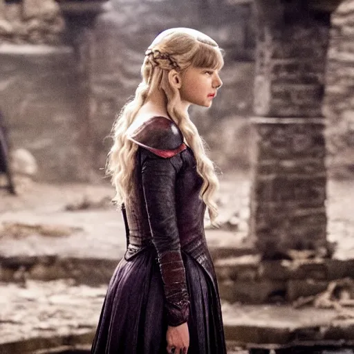 Prompt: taylor swift in game of thrones