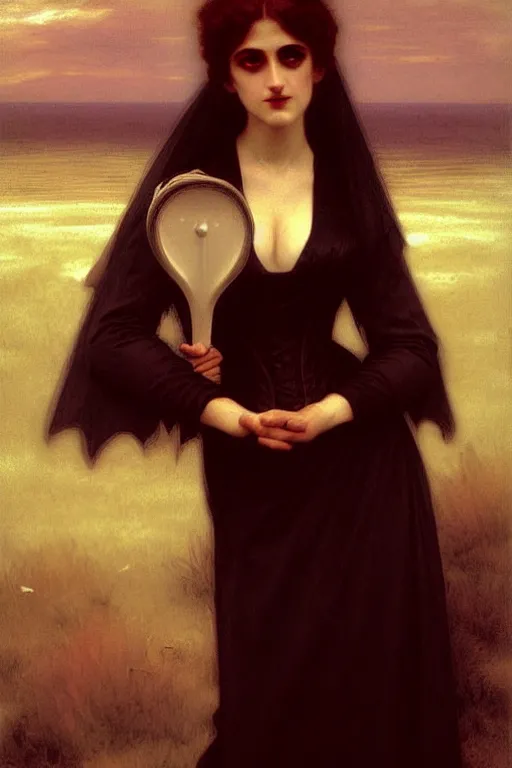 Image similar to victorian vampires painting by rossetti bouguereau, detailed art, artstation